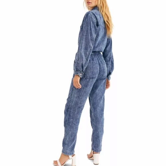 Rare Free People Ari Coveralls - Picture 2 of 4